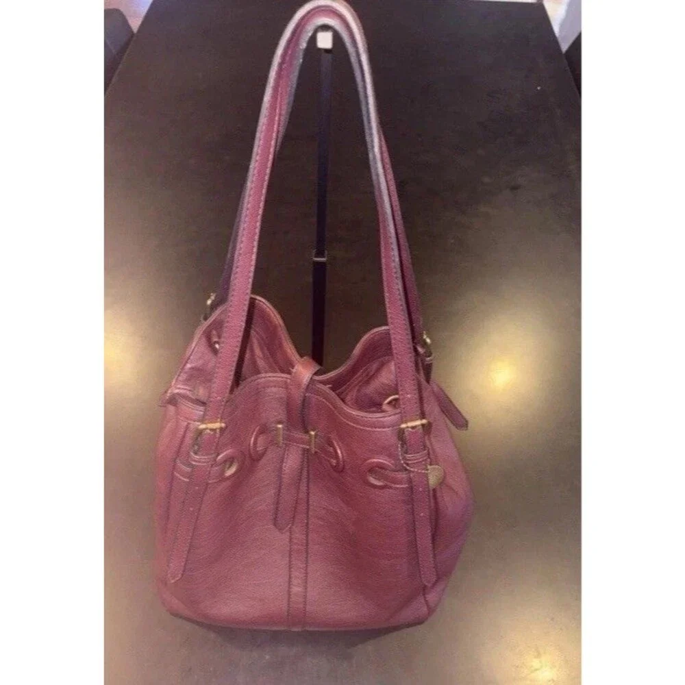 Ampere Large Oxblood Vegan Leather Shoppers Tote Shoulder Bag No Crossbody Strap